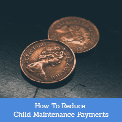 how to reduce child maintenance payments